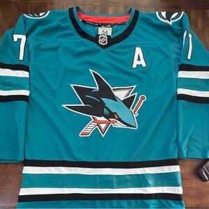 San Jose Sharks Macklin Celebrini Adult XL (54) #71 NWT